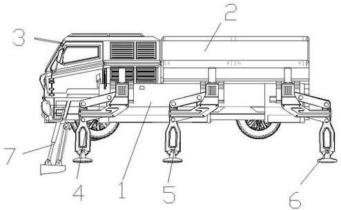 Walking wheel type moving device and control method thereof