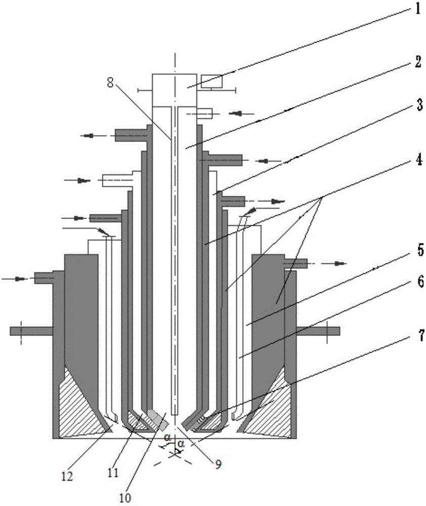 Method for co-combusting dry-distilled crude gas or hydrogen production desorption gas thereof and semicoke