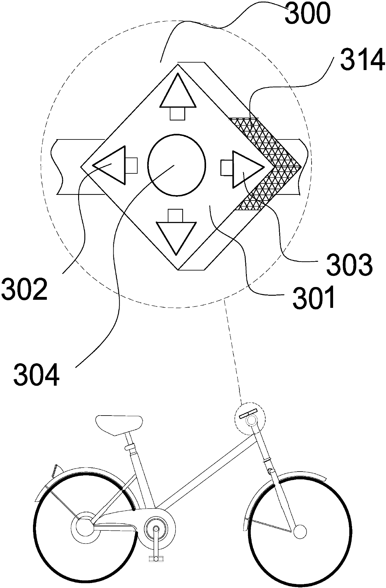 Shared bicycle parking management system