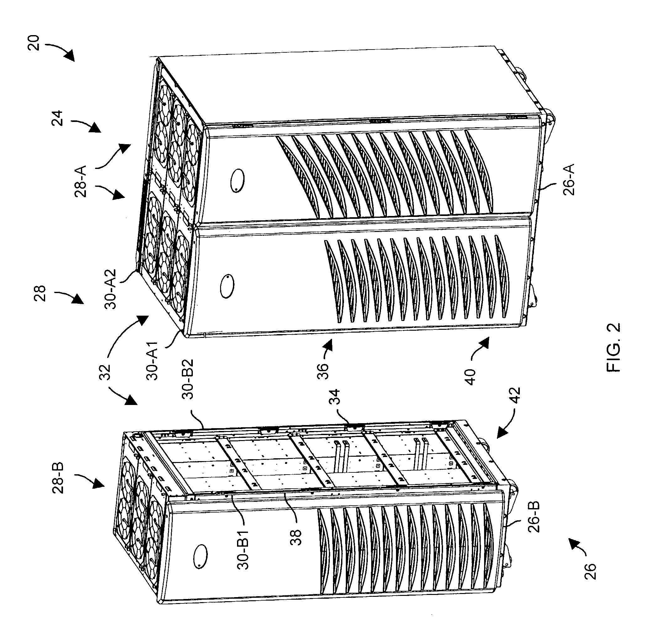 Techniques for interconnecting electronic cabinet frames