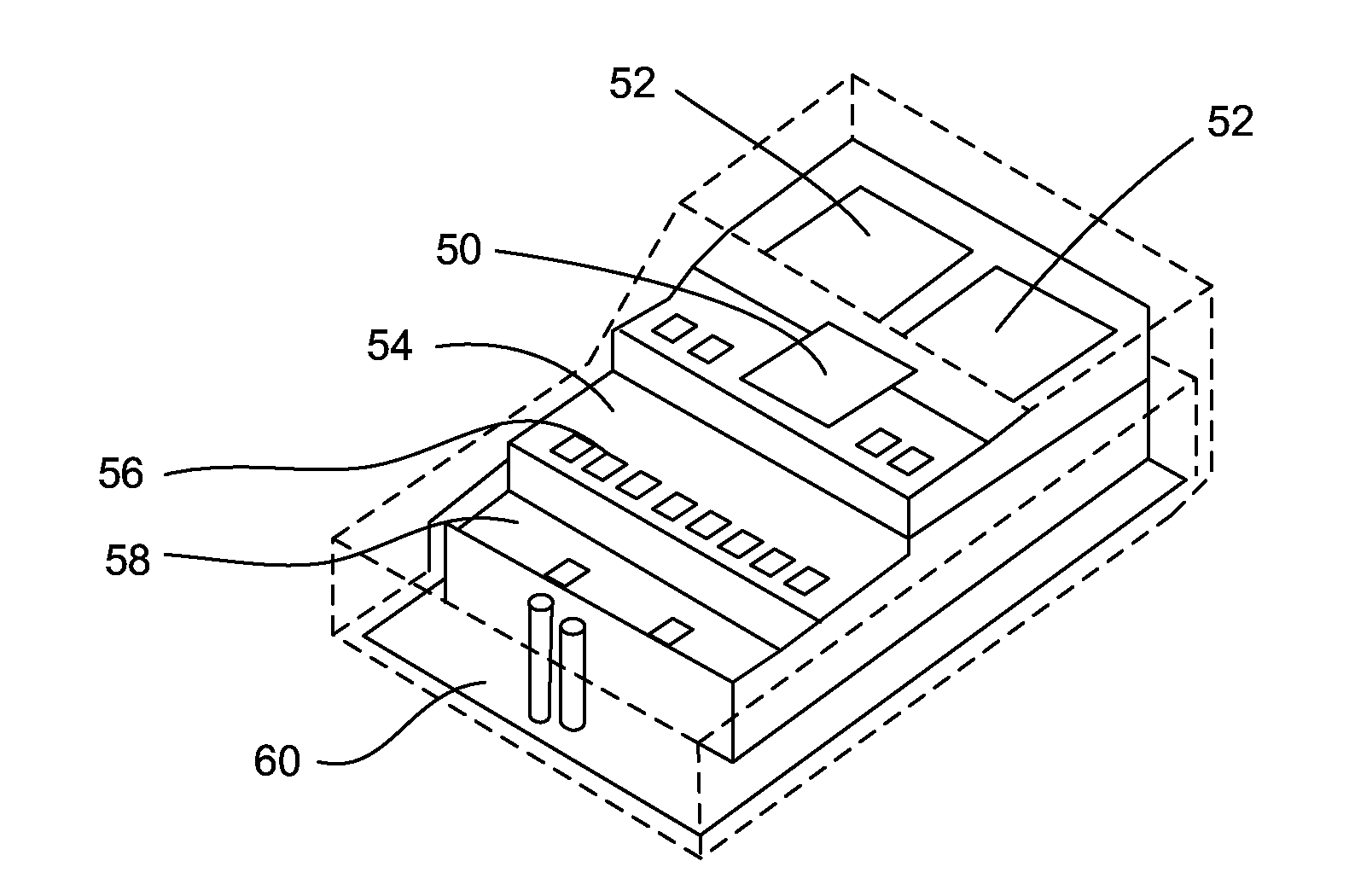 Small form factor betavoltaic battery for medical implants