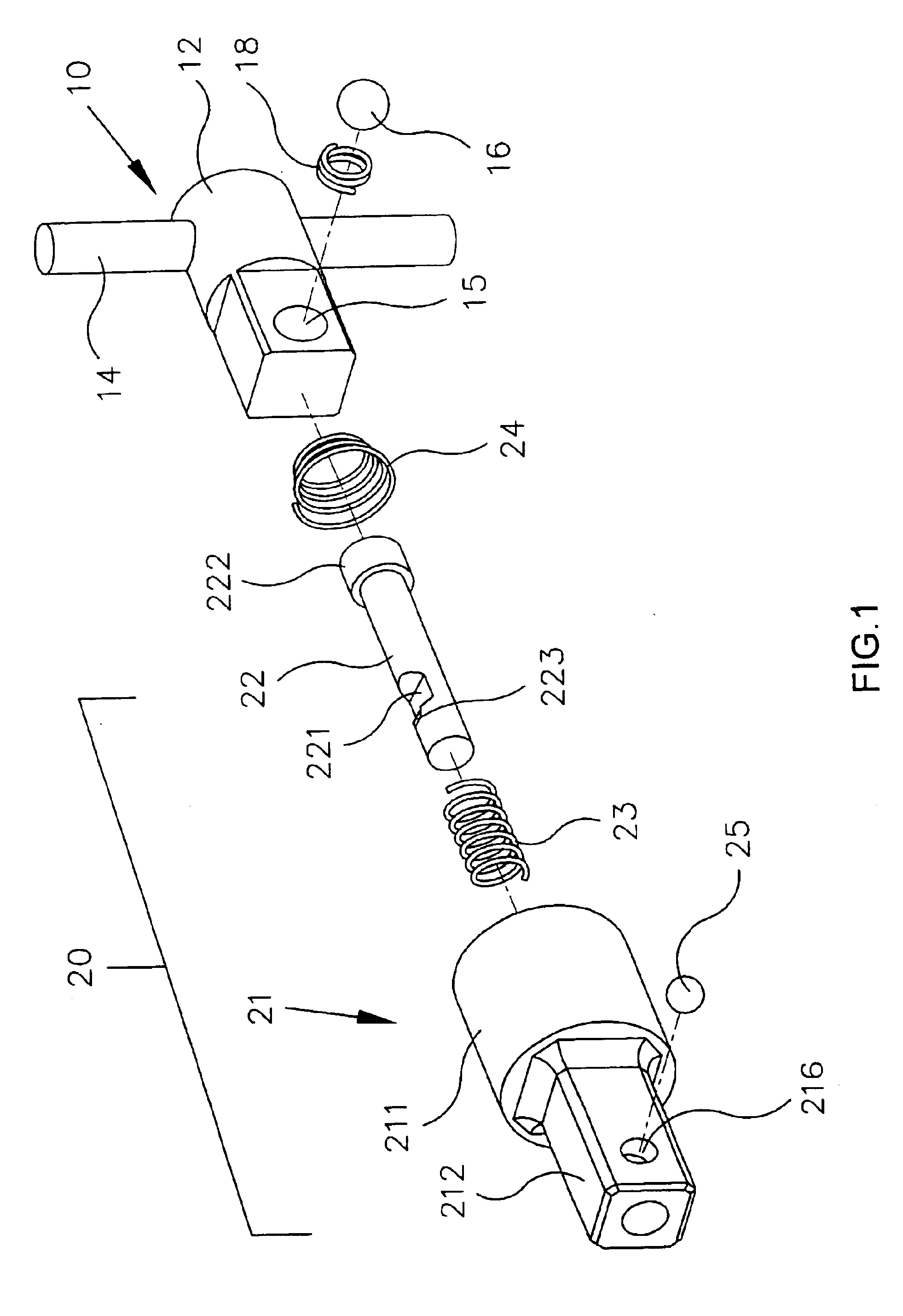 Connector of hand tool