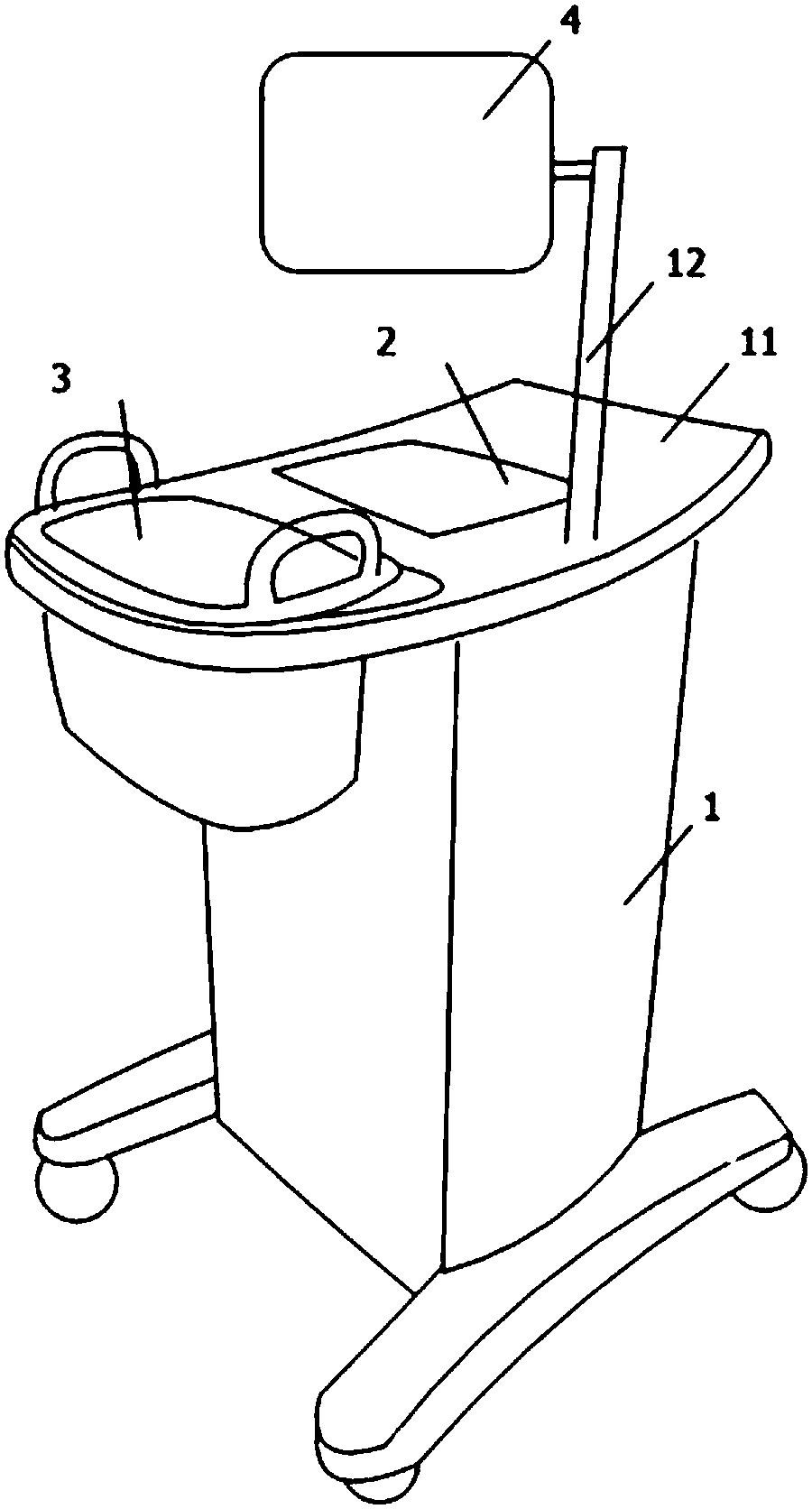 AGV intelligent medicine dispensing trolley