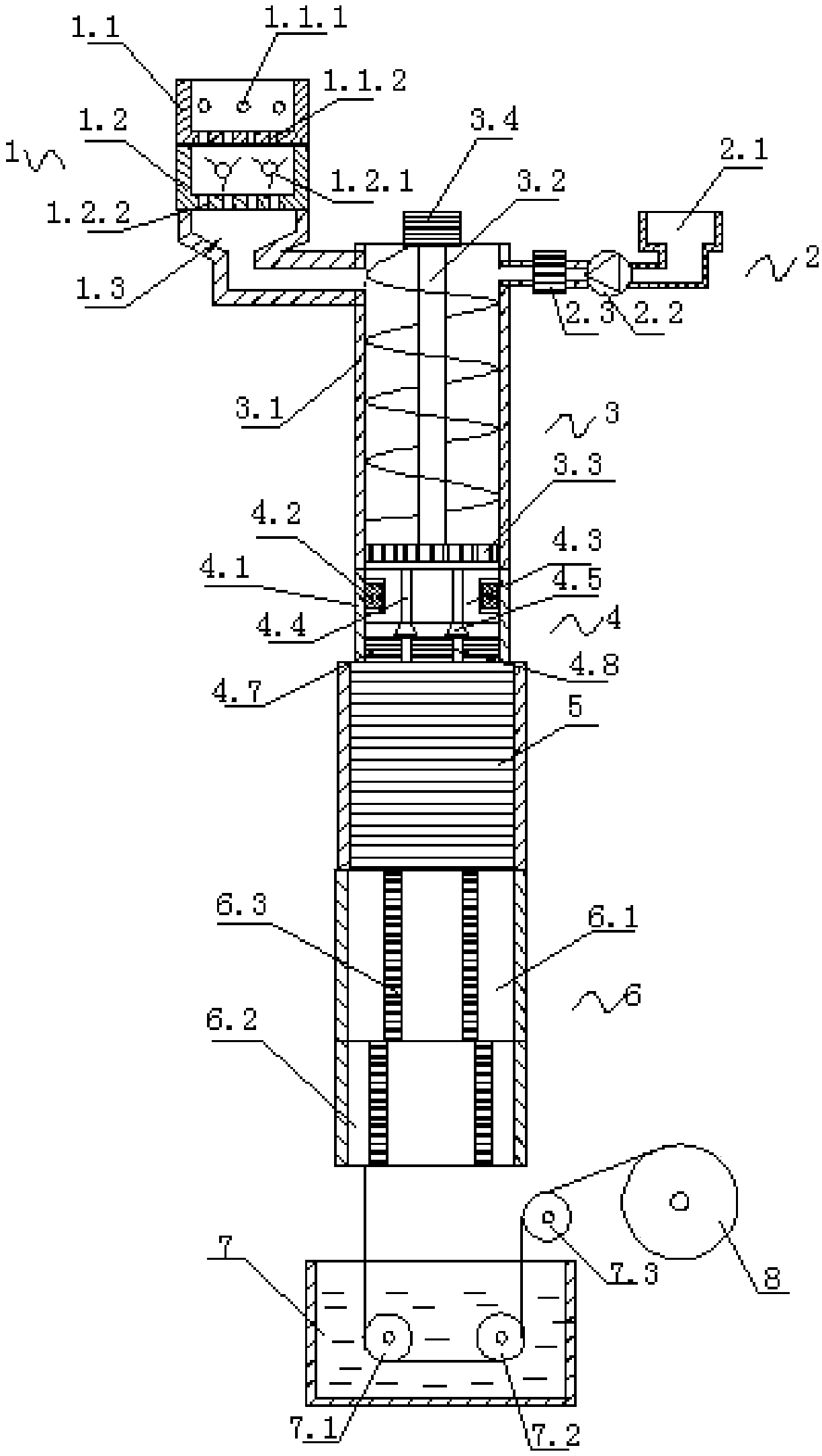 Production system for high-elasticity PBT fibers