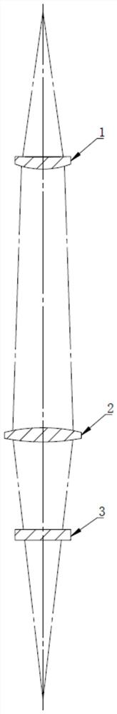 Double-piece aspheric mirror ZOOM optical system