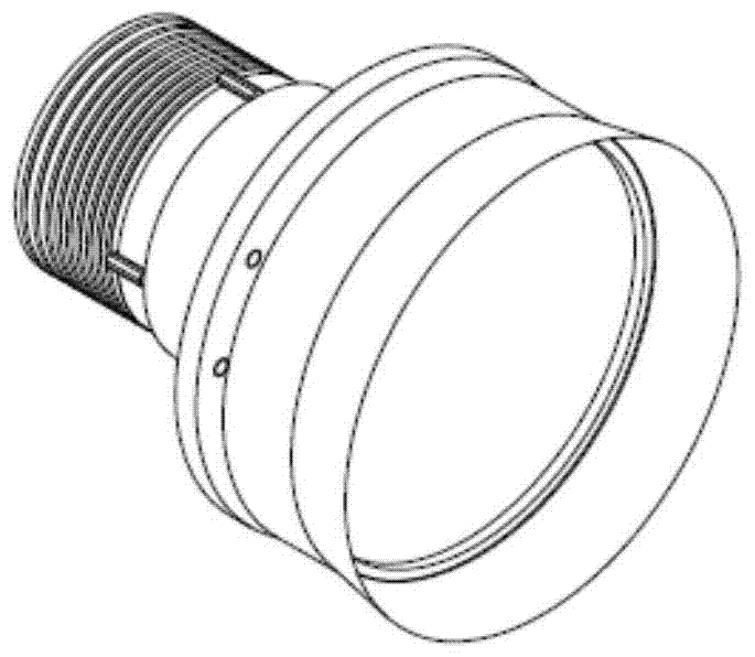 An active thermal control focusing device for a space camera