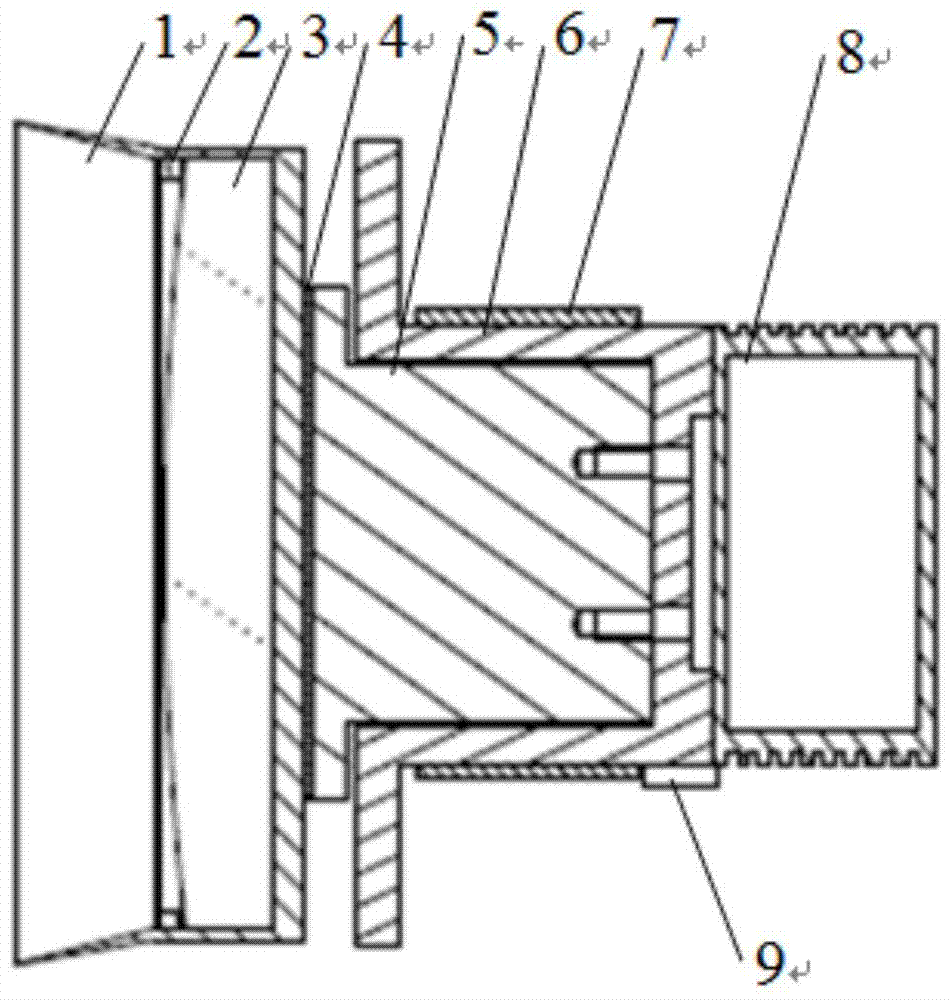 An active thermal control focusing device for a space camera