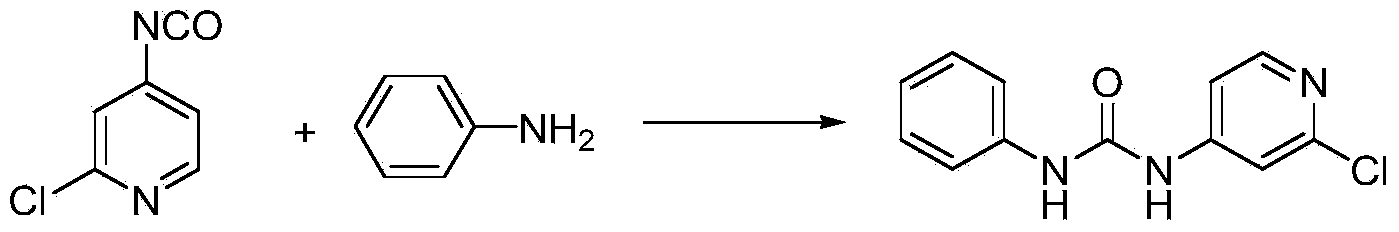 Preparation method of 1-(2-chloro-4-pyridyl)-3-phenylurea