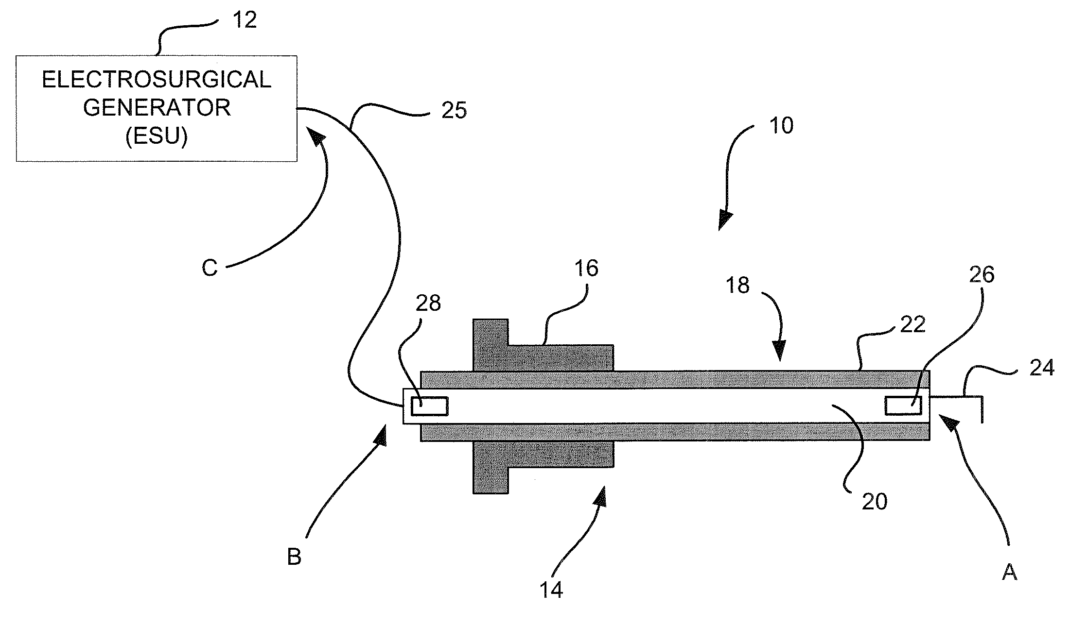 Laparoscopic electrosurgical electrical leakage detection