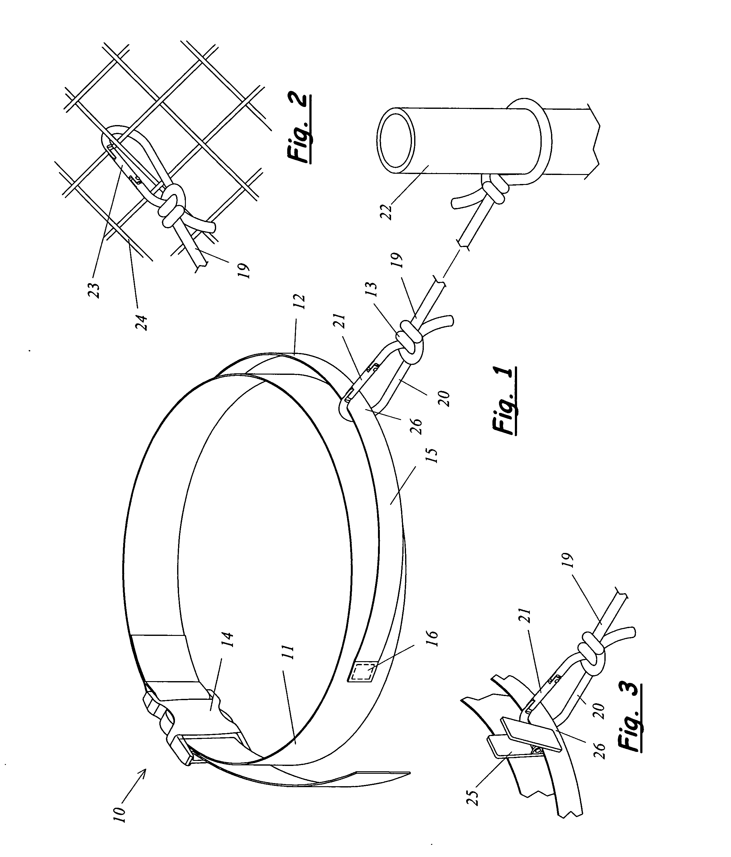 Athletic swing training device