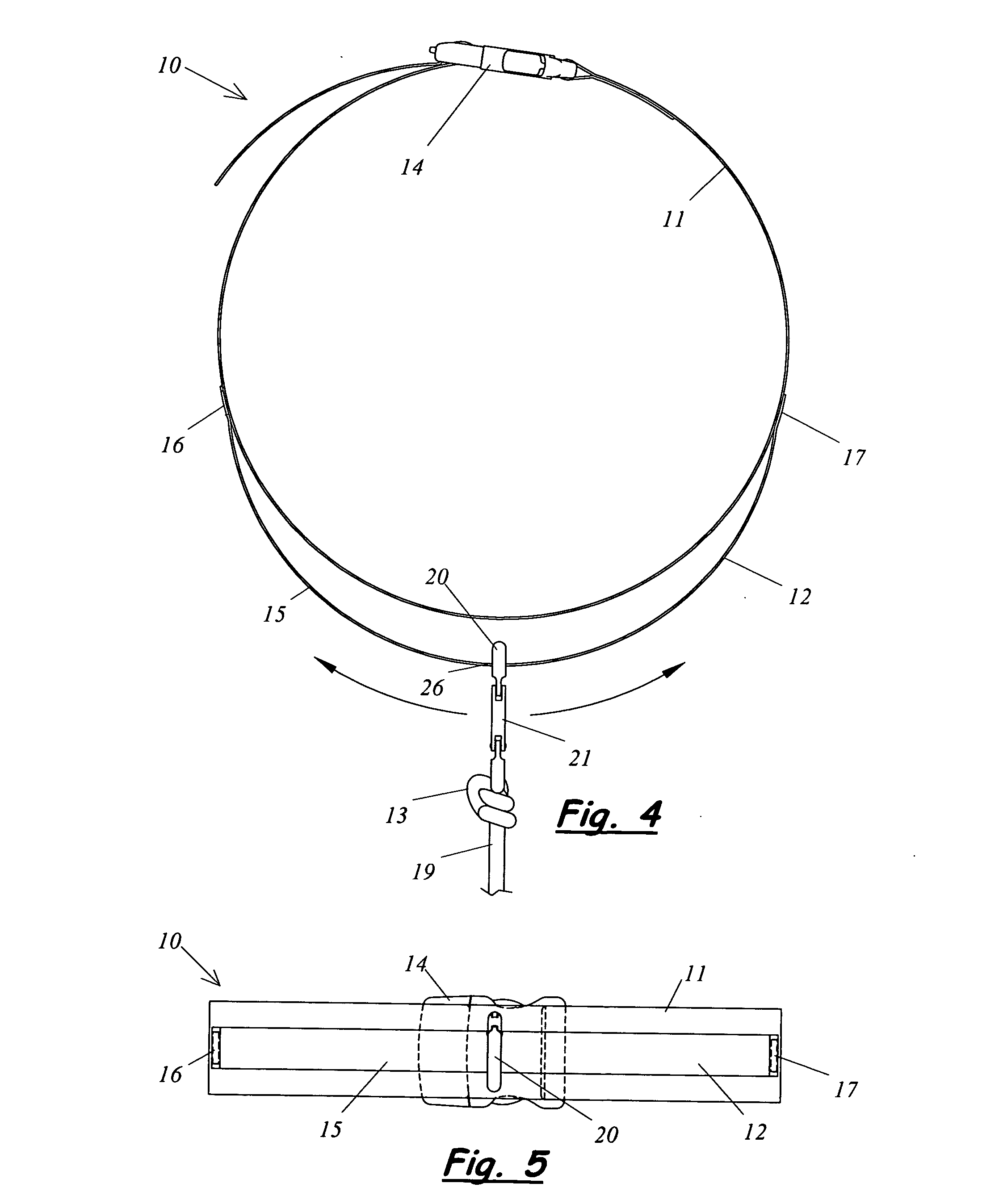 Athletic swing training device