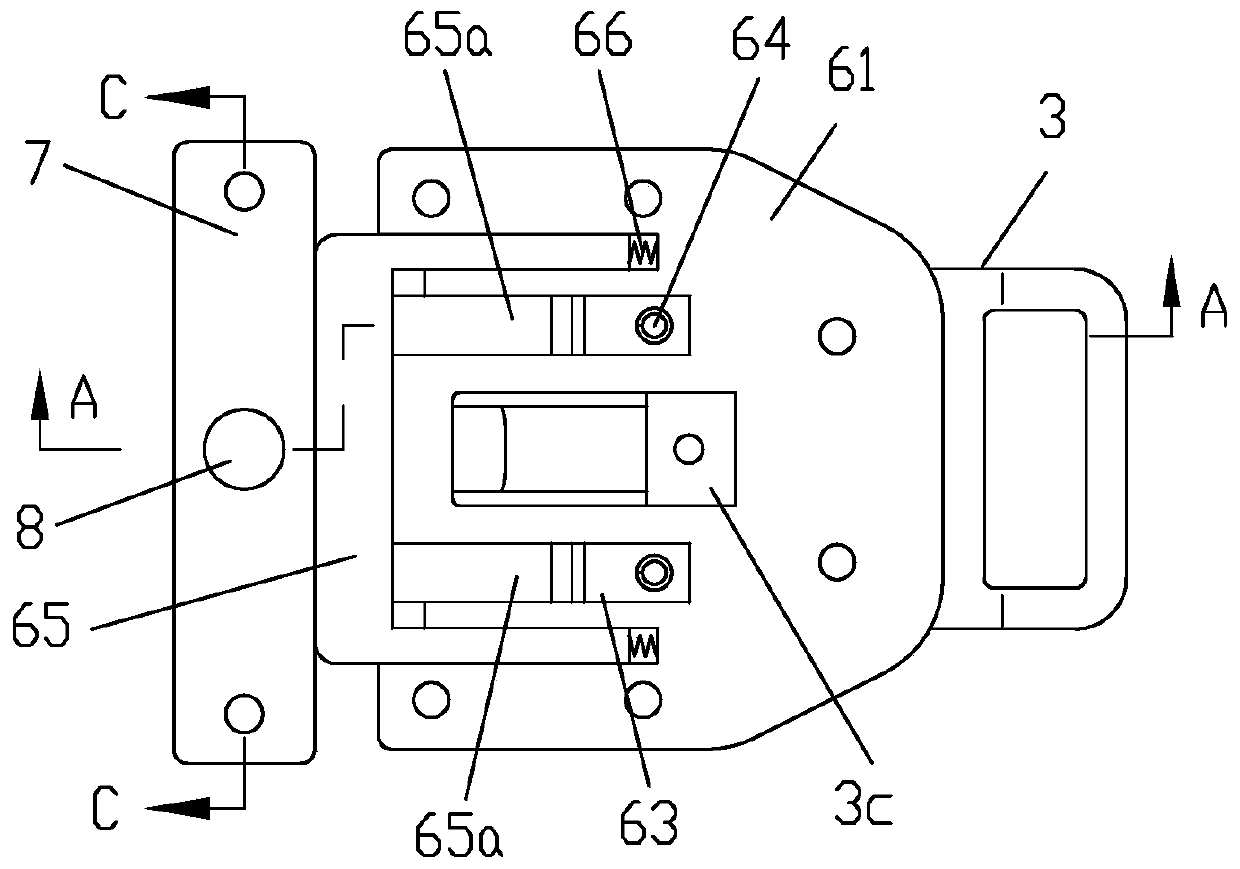 Locking mechanism for scooter folding pedal