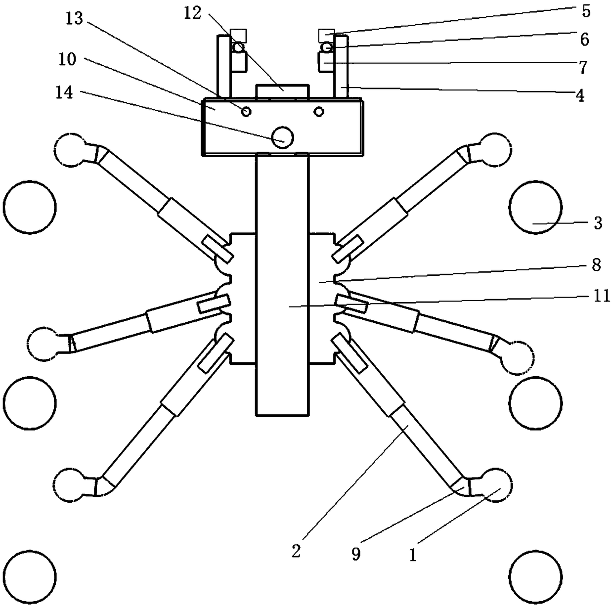 Polling robot for cable tunnel