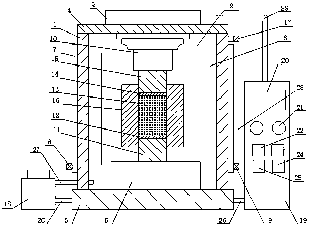 Preparation method of composite material tube-shaped parts used for nuclear reactor moderated neutron