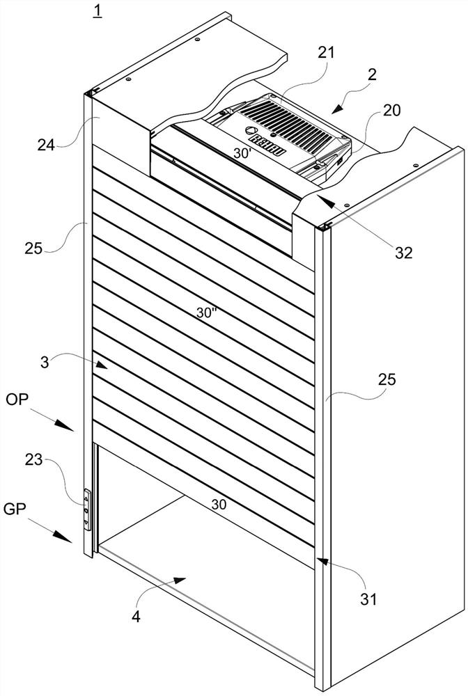 Closing assembly, in particular for furniture of cabinet type