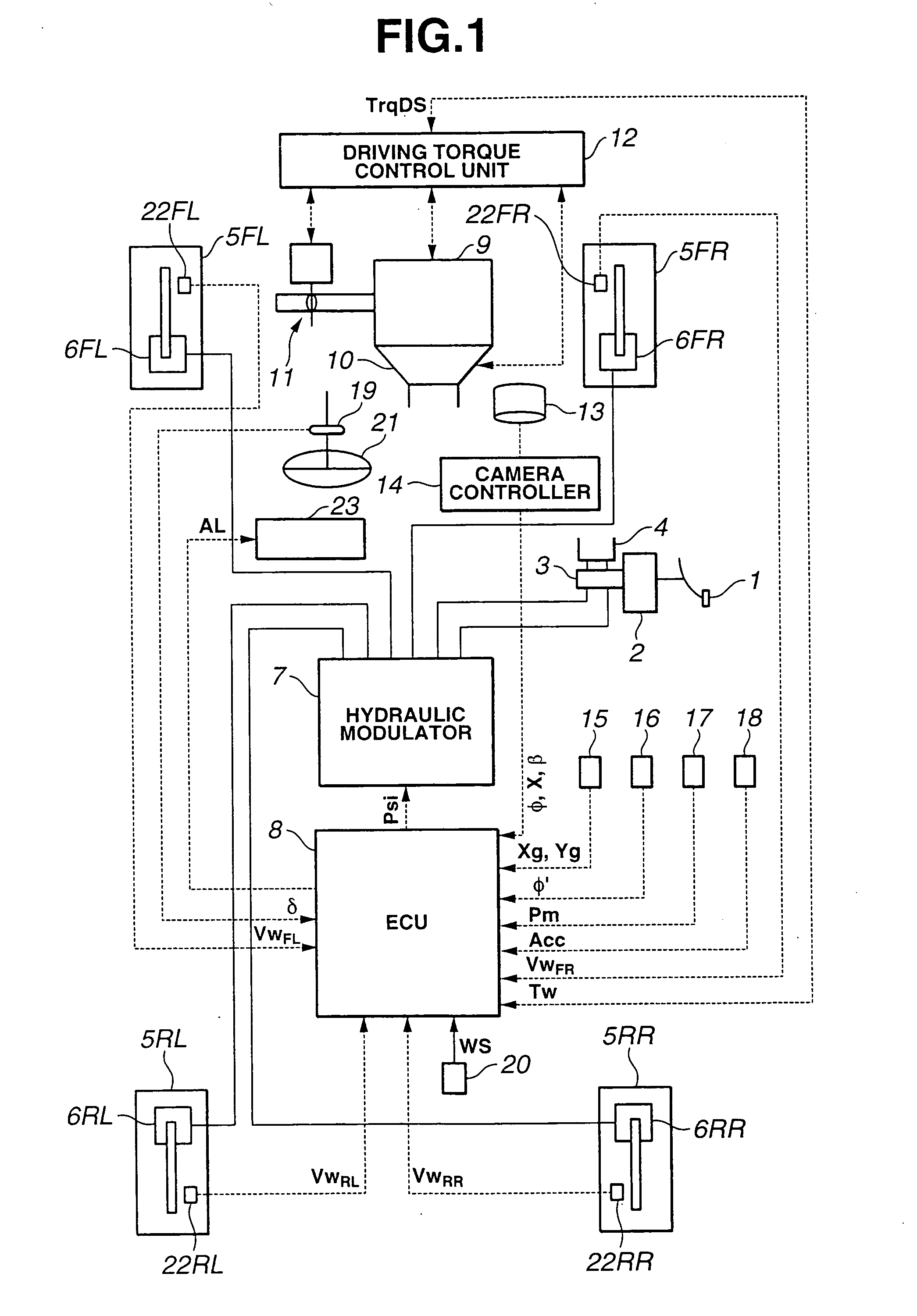 Automotive lane deviation prevention apparatus