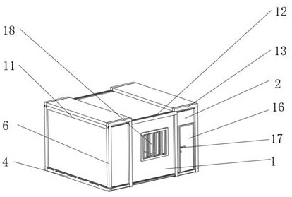 Fabricated building connecting and fixing system with telescopic structure steel box modules as units