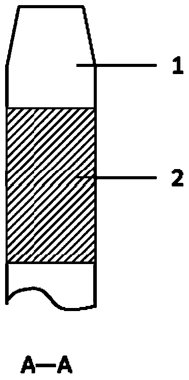 A compound structure track shoe and its forming method