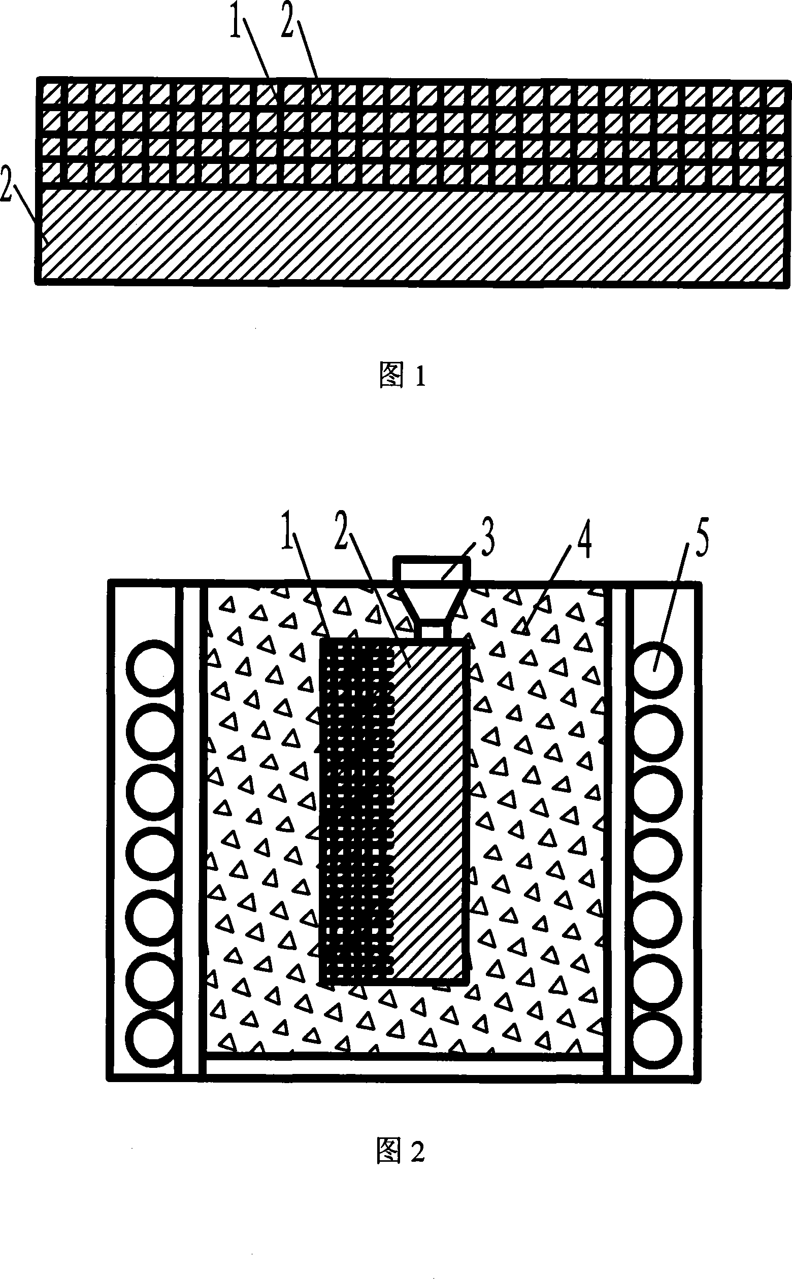 Preparing technique of hard silk screen abrasion-proof composite material