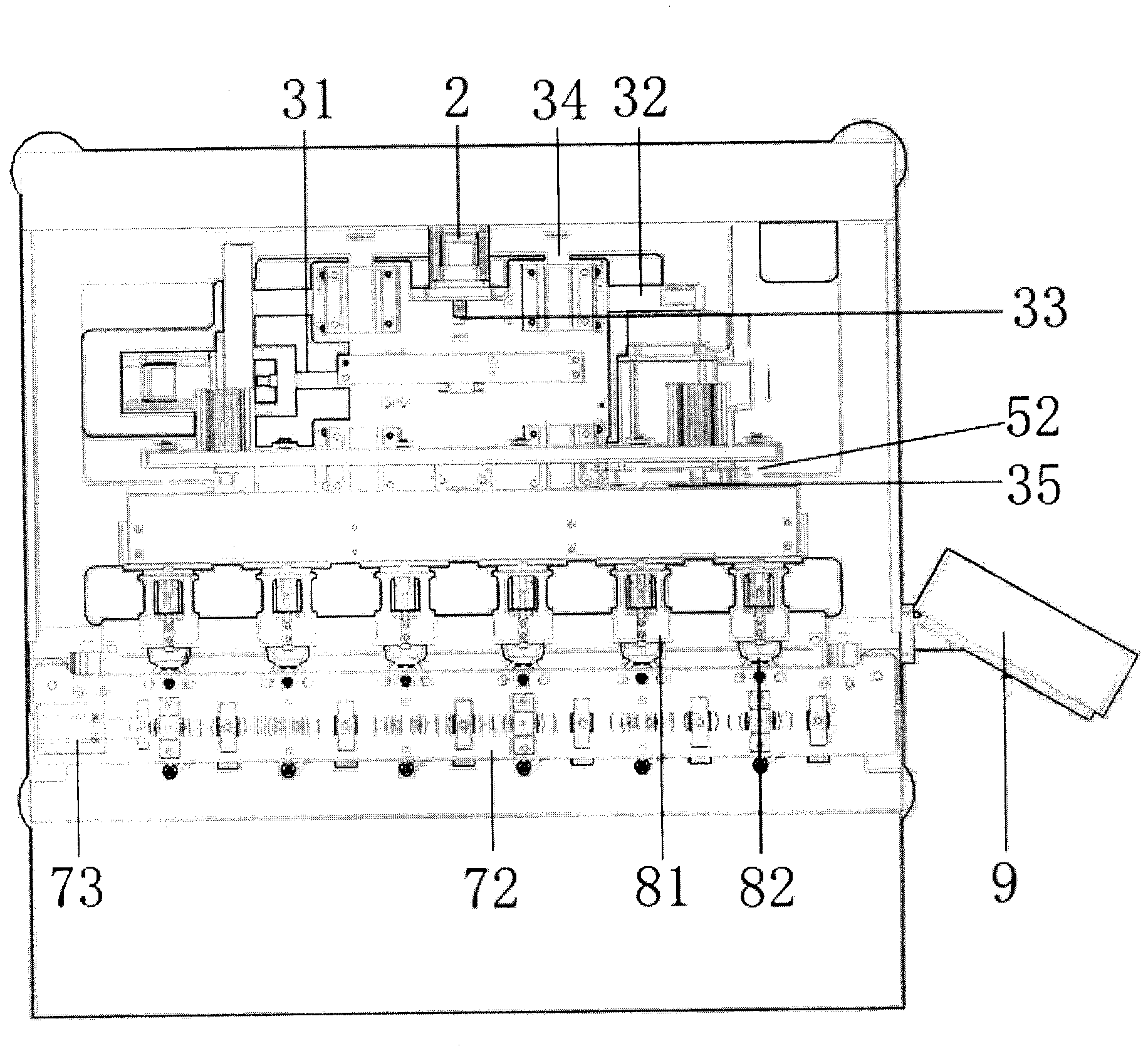 Six-station multi-head winding machine