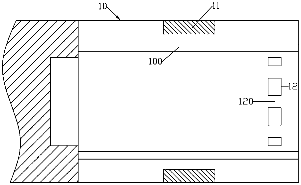 Auxiliary device for feeding limiting of stamping die