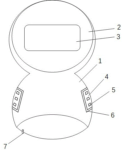 Temperature control escort service robot