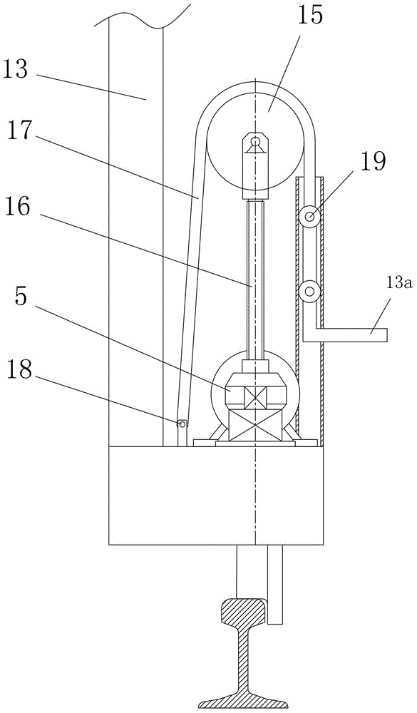 Wall and floor brick warehousing system convenient for realizing automatic storage and taking