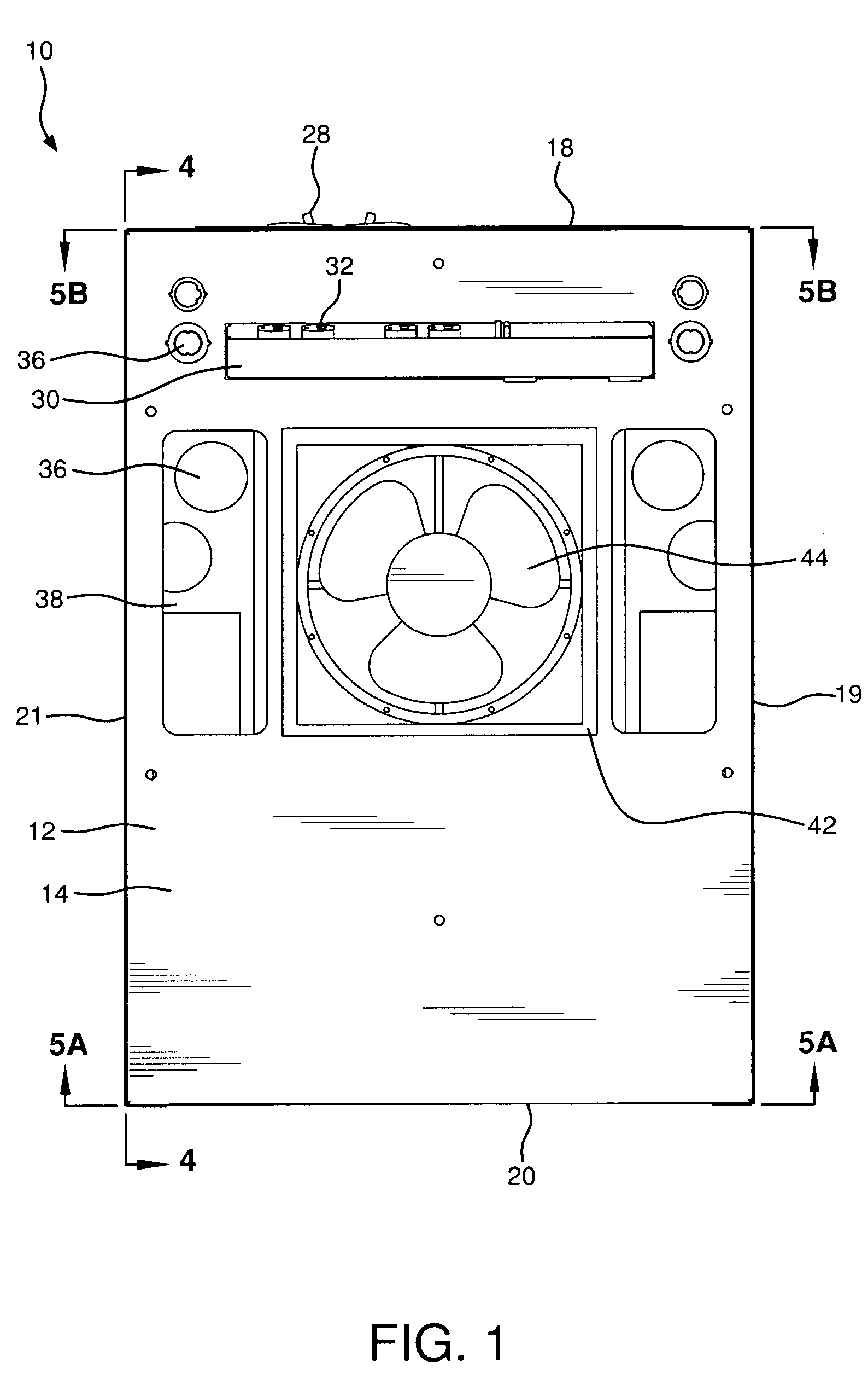 Wiring distribution device for an electronics rack