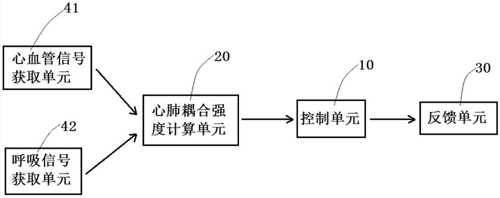 Cardiopulmonary coupling feedback method and device