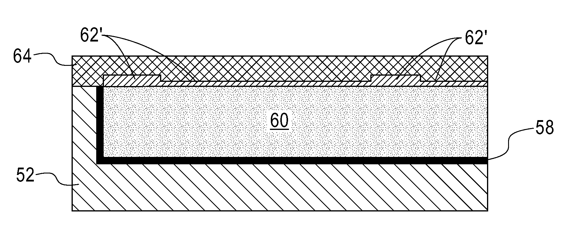 Discontinuous/non-uniform metal cap structure and process for interconnect integration