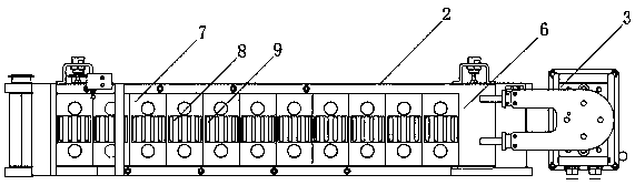 Clamping groove forming and cutting device for aluminum alloy clamping hoop machining and working method thereof