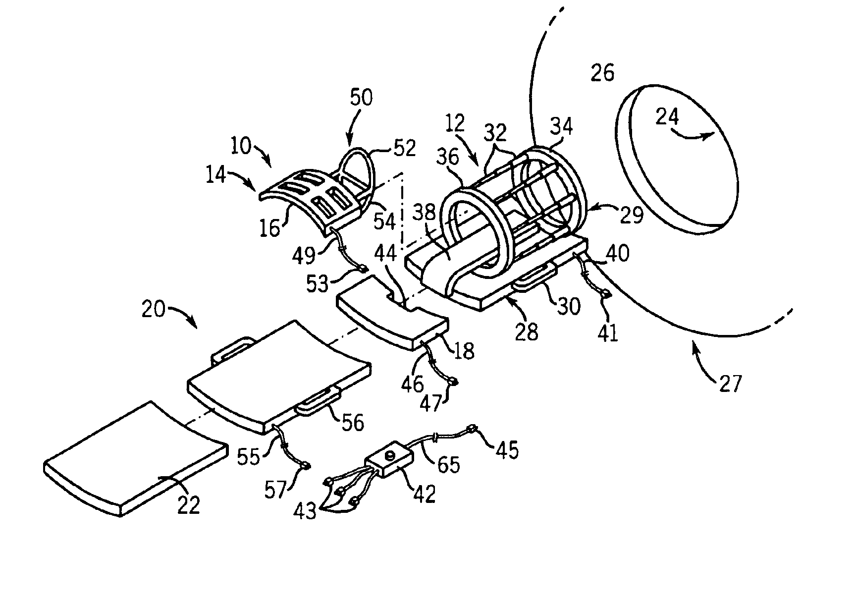 Modular local coil set for magnetic resonance imaging