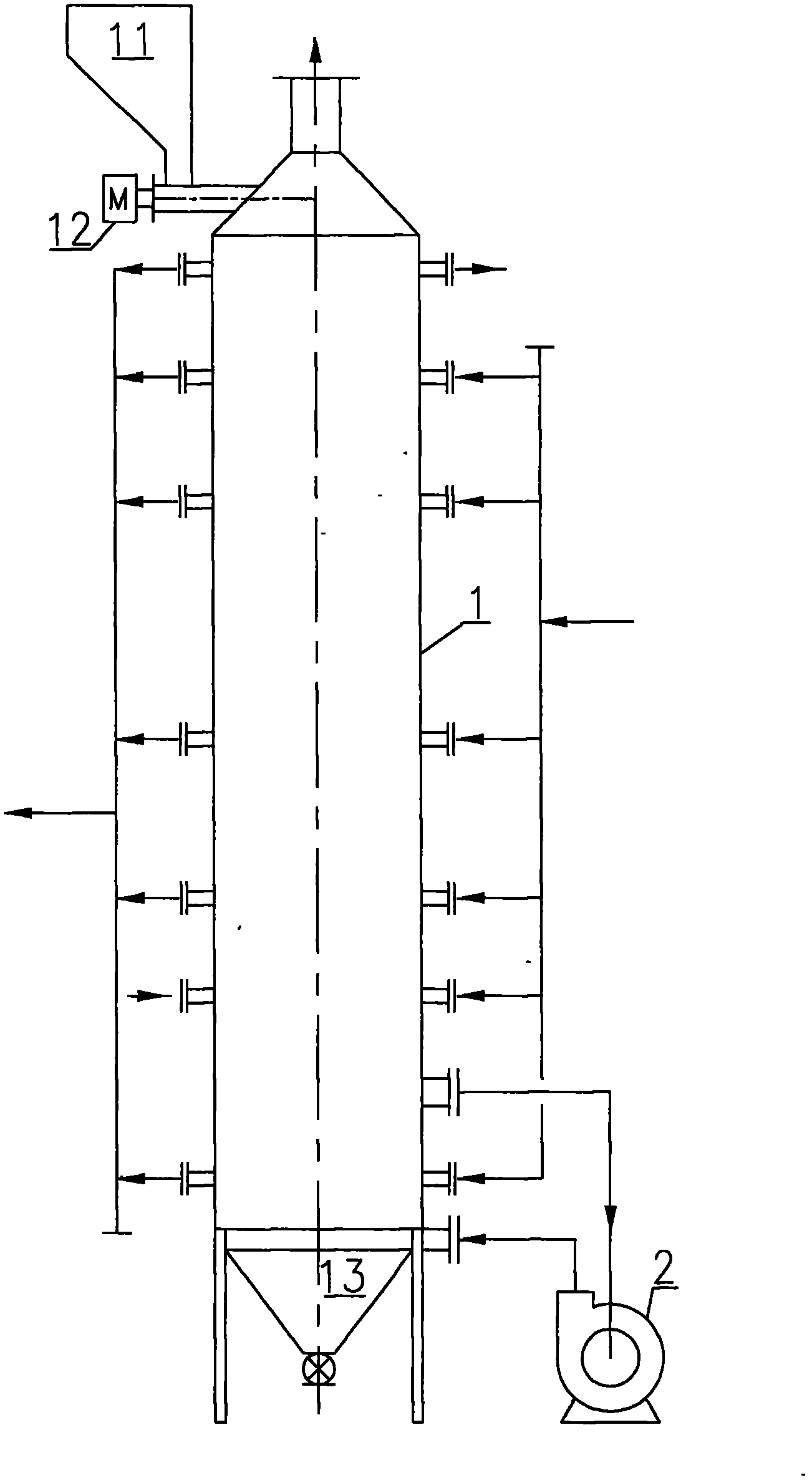 Device used for drying materials by aid of low-pressure superheated steam