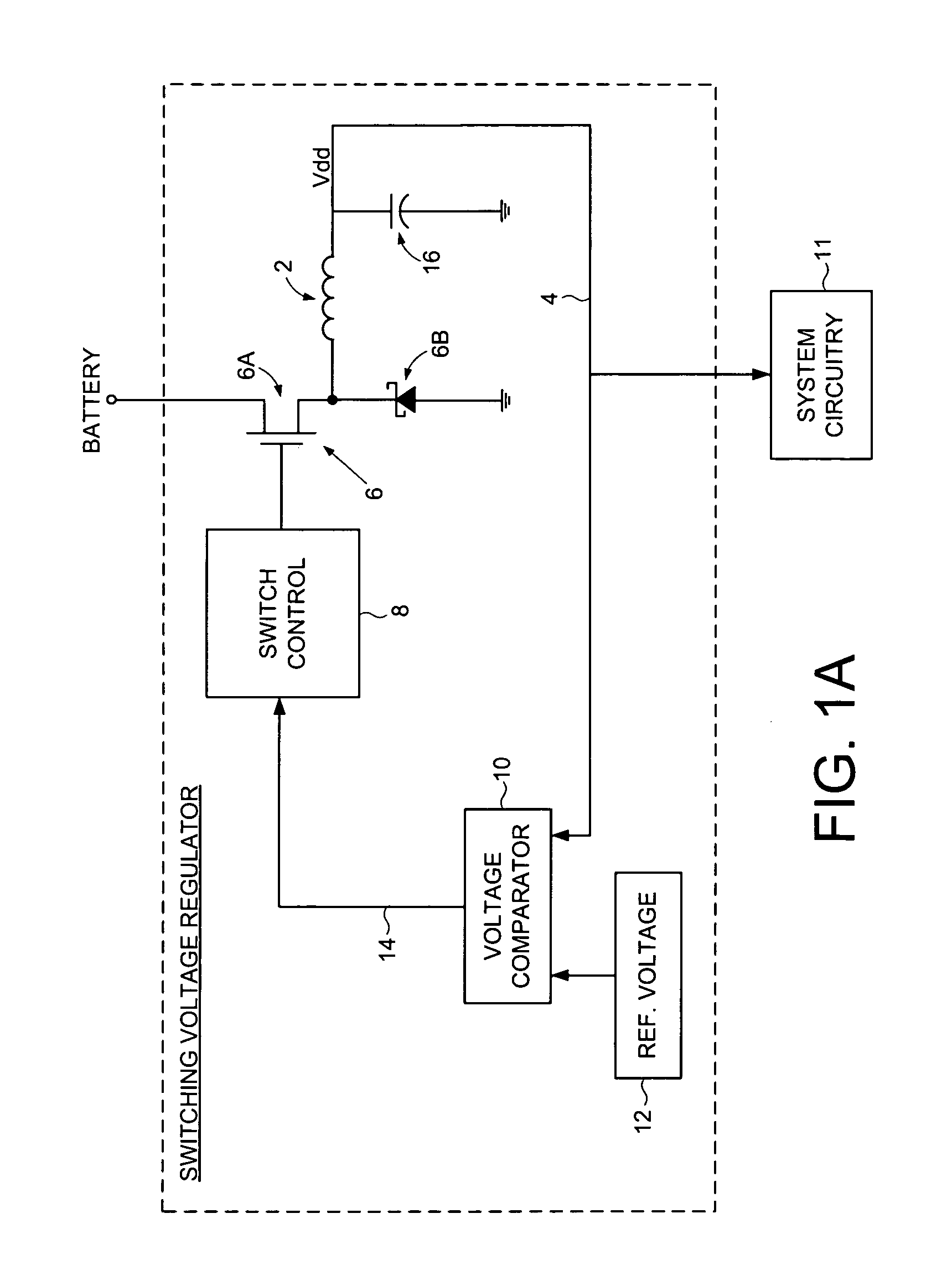 Adjusting on-time for a discontinuous switching voltage regulator