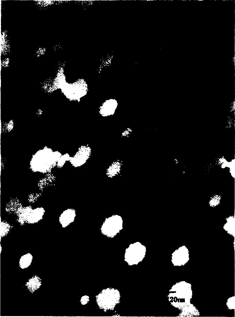 Method for preparing nano silicon dioxide-acrylate polymeric microball material