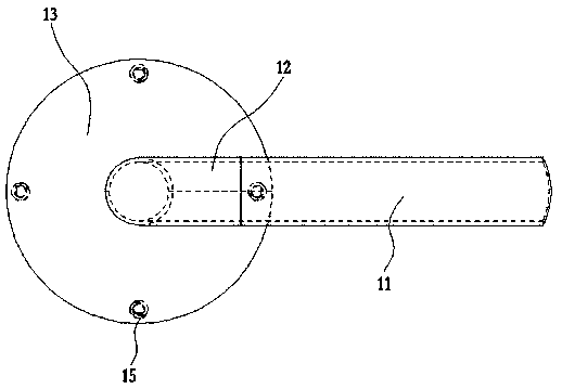 Water distributor with self-adjusting type opening and water distributing device