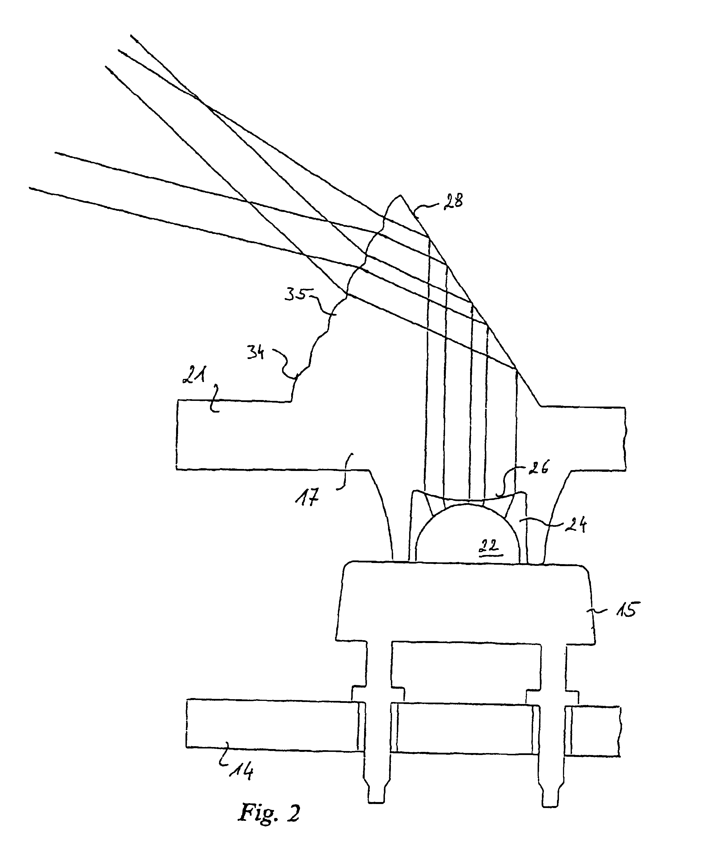 Vehicle lamp having prismatic element