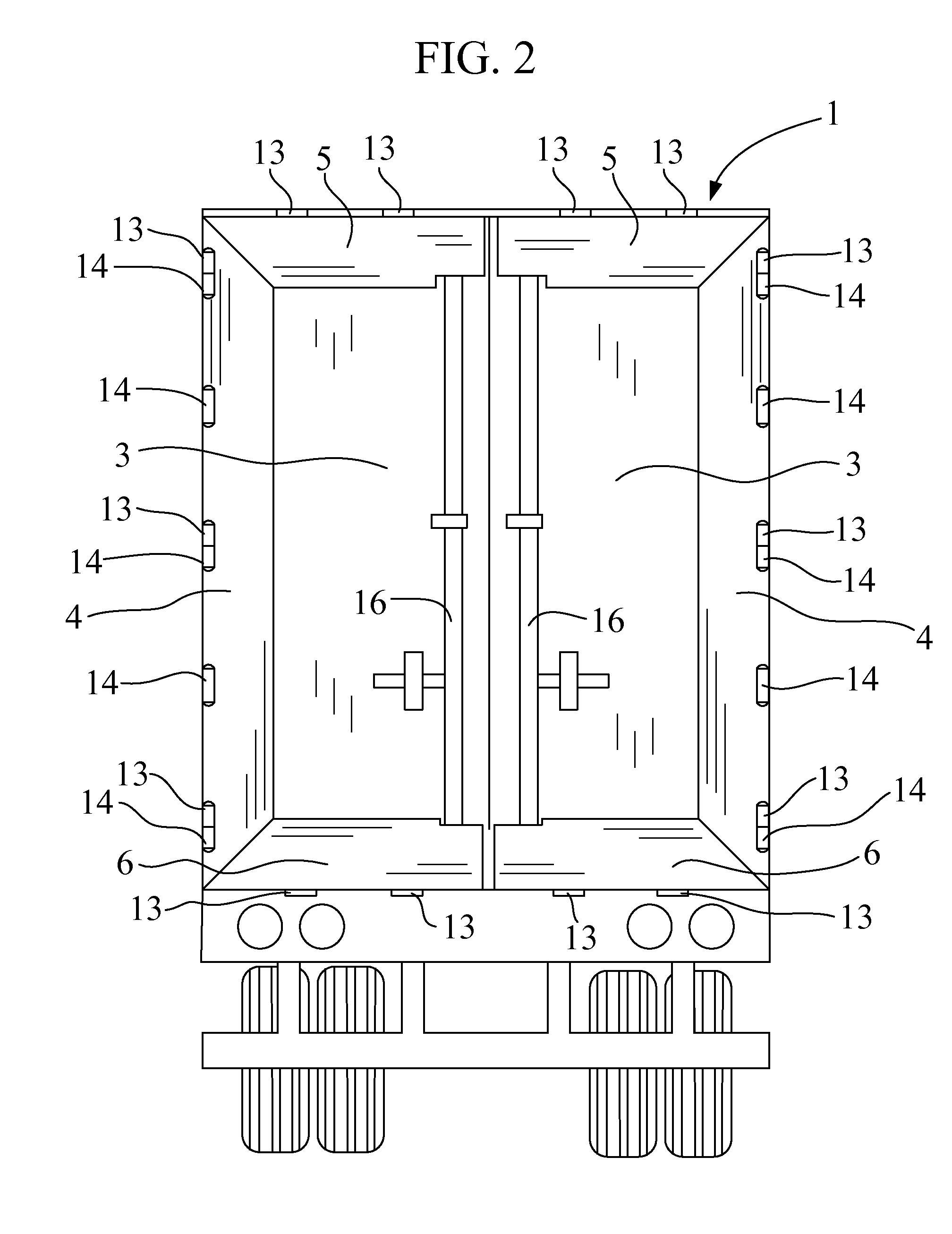 Apparatus to improve the aerodynamics, fuel economy, docking and handling of heavy trucks