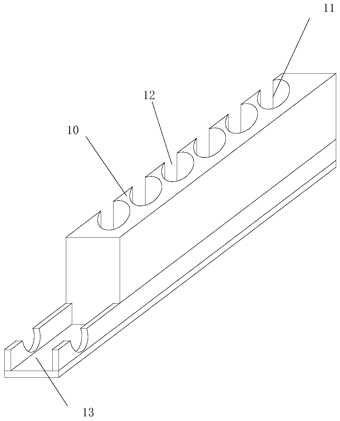 Test tube specimen storage device