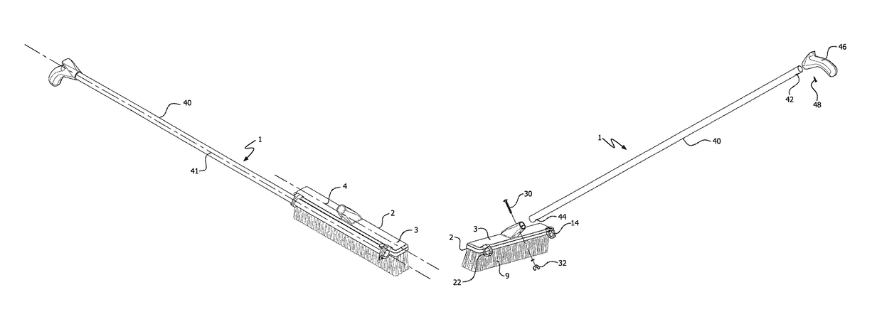Convertible push broom