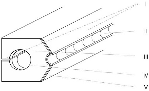 Butterfly-shaped optical cable, sheath strip for forming same, forming method and forming device