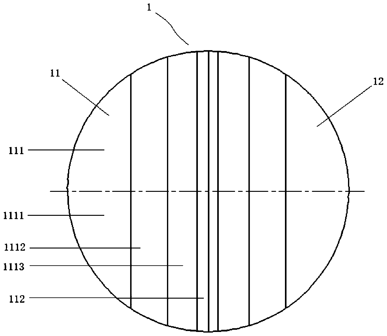 High-security horizontal explosion-proof tank door body and high-security horizontal explosion-proof tank