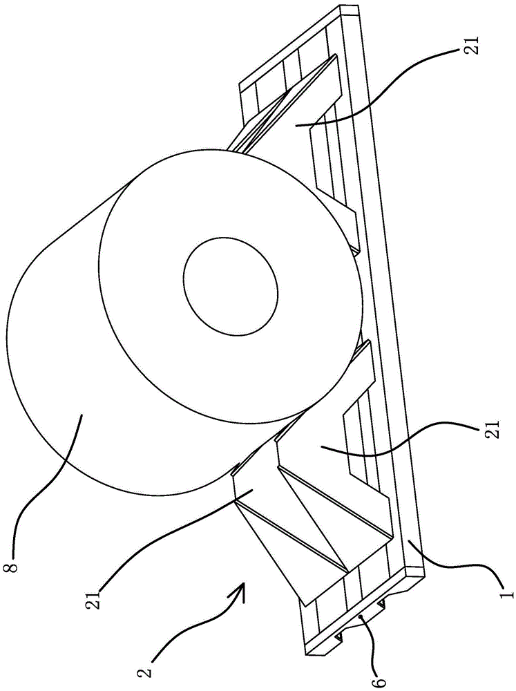 Tray used for steel coil transportation