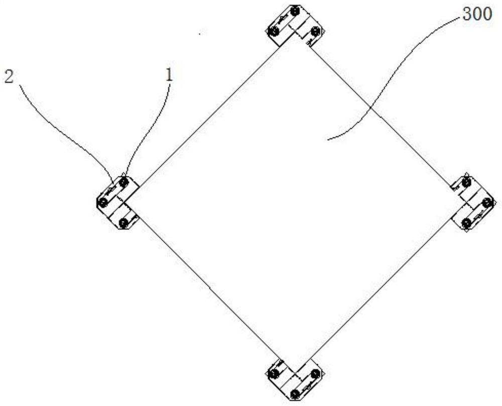 Connector, clamping seat and heating building material