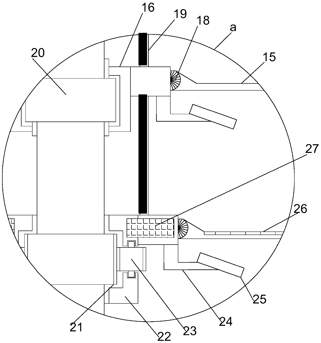 Airing device for medicinal material planting