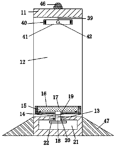 Security inspection device used in airport