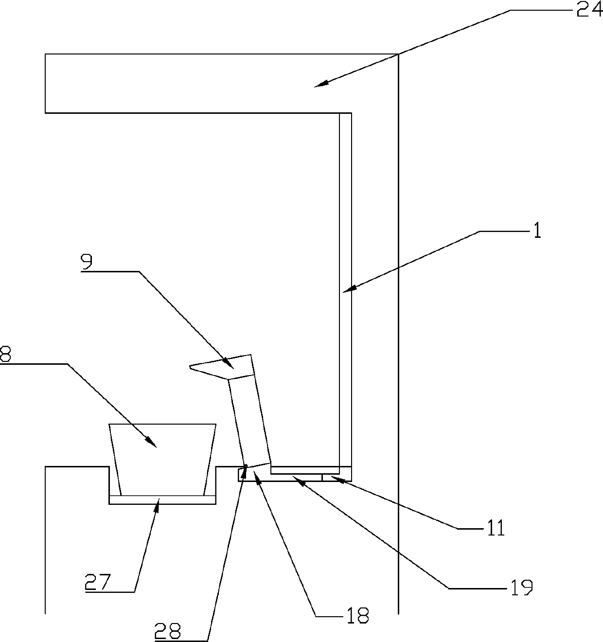 A window structure capable of rotating flower pots