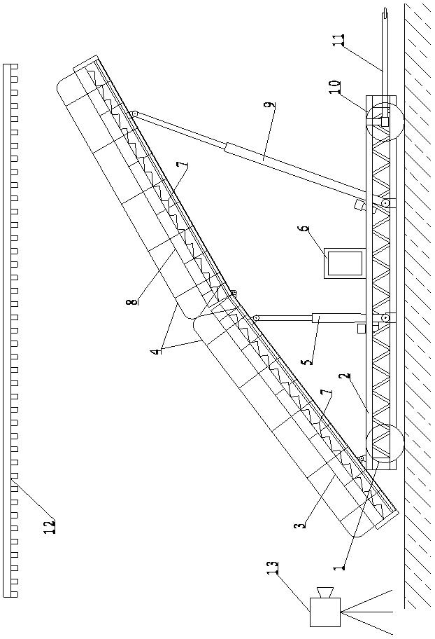 Fine water erosion simulation test device for slope channel system, and test method for fine water erosion simulation test device