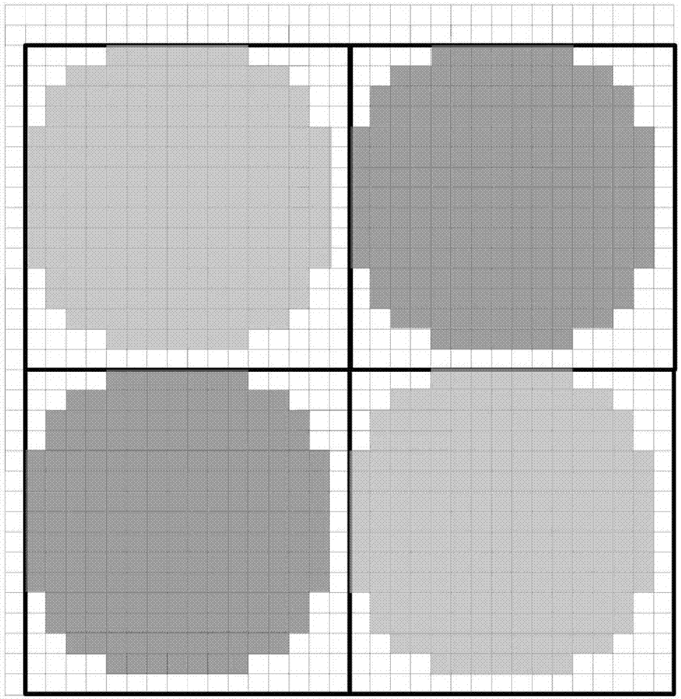 Method for compression of optical field image based on adaptive prediction of macro-pixel blocks