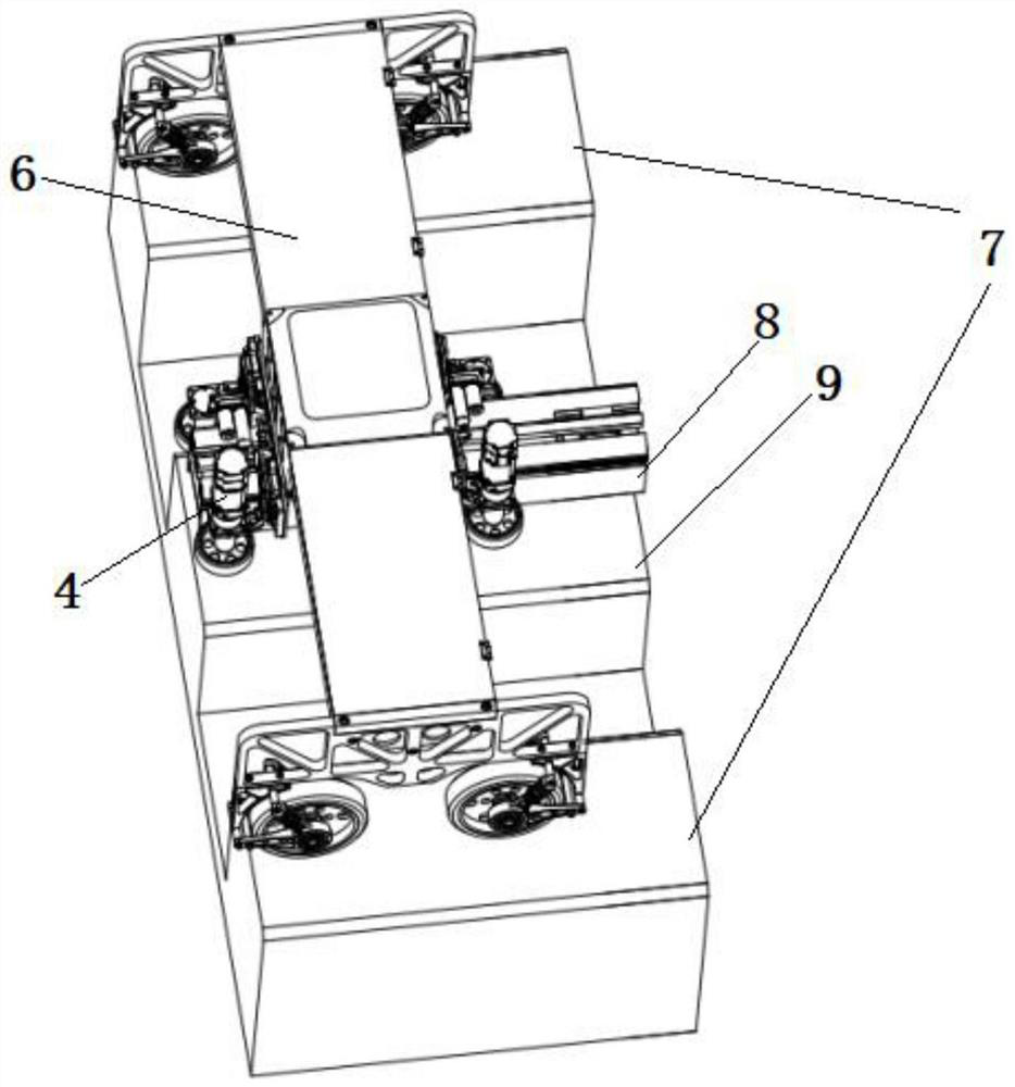 Rail guide device and APM rail detection device